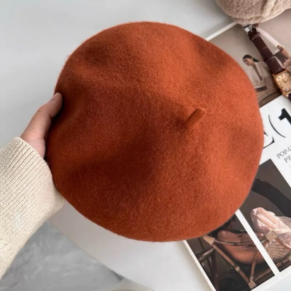 Rust Orange Beret